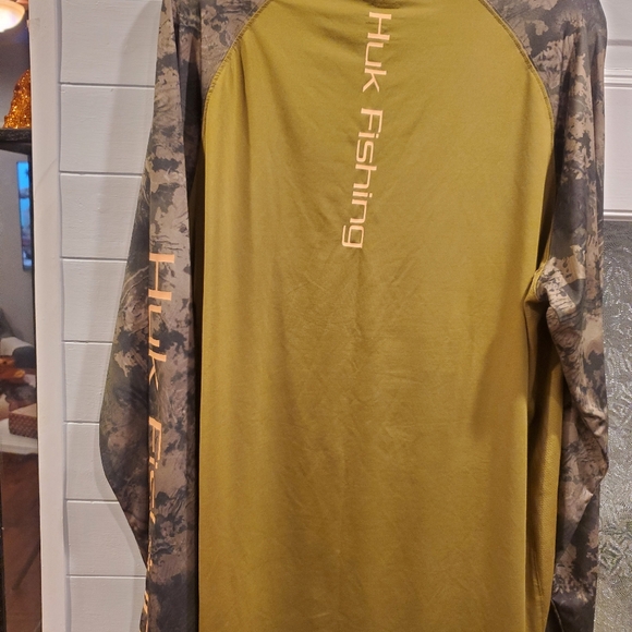 Huck Fishing Icon Camo Long Sleeve Southern Tier Shirt xl - Picture 2 of 5